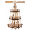 3-Tier Pyramid - Christmas, Natural - 35 cm / 13.8 inch
