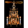 3-Tier Pyramid - Christmas, Natural - 35 cm / 13.8 inch