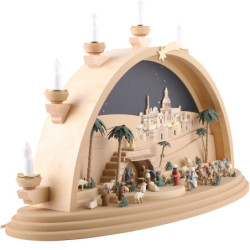 Candle Arch - The Nativity - 75x42x20 cm / 29.5x16.5x7.8 inch