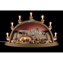 Candle Arch - The Nativity - 75x42x20 cm / 29.5x16.5x7.8 inch
