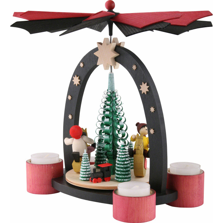 1-Tier Pyramid - Horsemen - 26 cm / 10.2 inch