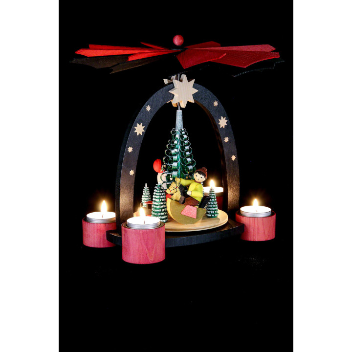 1-Tier Pyramid - Horsemen - 26 cm / 10.2 inch