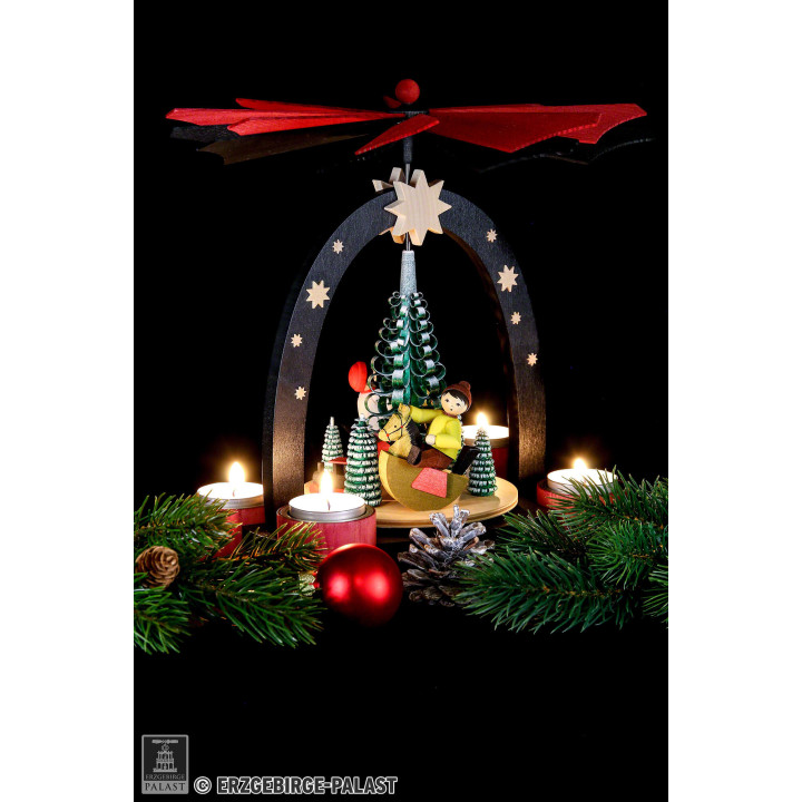 1-Tier Pyramid - Horsemen - 26 cm / 10.2 inch