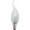 Windstoßlampe gefrostet - Sockel E14 - 230V/15W