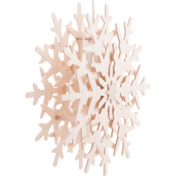Fensterbild Schneekristall (1) - 29 cm