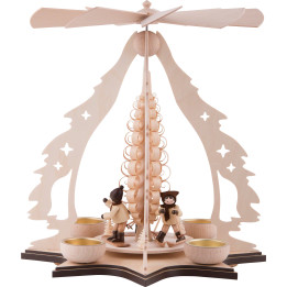 1-Tier Pyramid - Skier - 37 cm / 14.5 inch