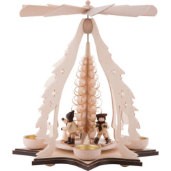 1-stöckige Pyramide Skifahrer - 37 cm