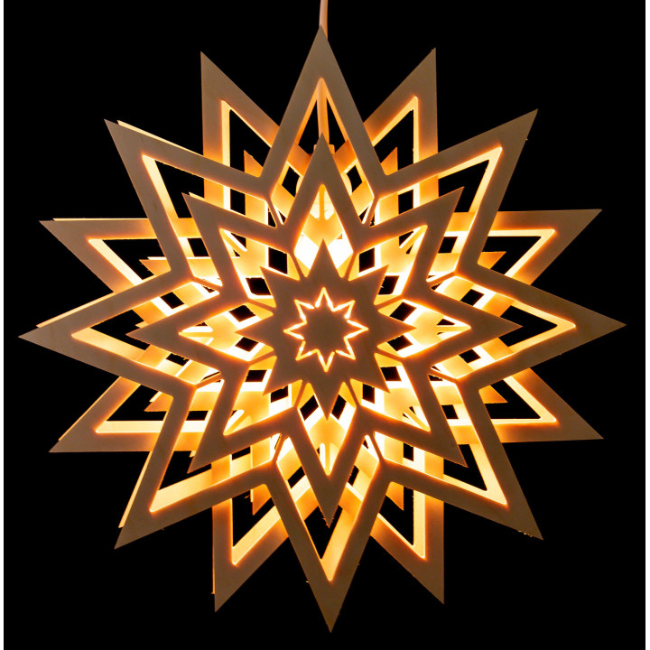 Window Picture - Christmasstar - 28 cm / 11 inch