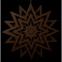 Window Picture - Christmasstar - 28 cm / 11 inch