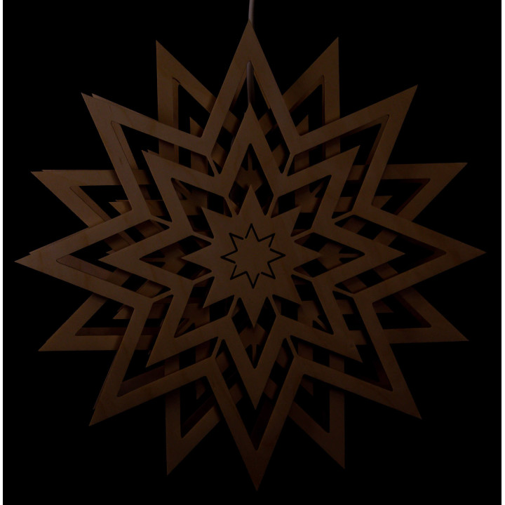 Window Picture - Christmasstar - 28 cm / 11 inch