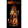 4-Tier Pyramid - Nativity Scene with Musical Mechanism - 70 cm / 27.6 inch