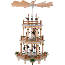 3-stöckige Pyramide mit Bergaufzug - 35 cm