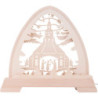Gotischer Bogen Seiffener Kirche - 40x37 cm