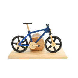 Smoker - Bicycle EBM Blue 20x9x14 cm / 8x4x6 inch