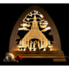 Gotischer Bogen Seiffener Kirche - 40x37 cm