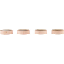 Teelichteinsätze für Kerzen 1,4 cm - 4er-Set