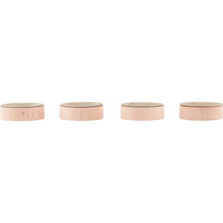 Tea Light Insets for Candles 1.4cm (0.55inch) - Set of Four