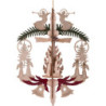Christbaumschmuck Christi Geburt - 16,3 cm