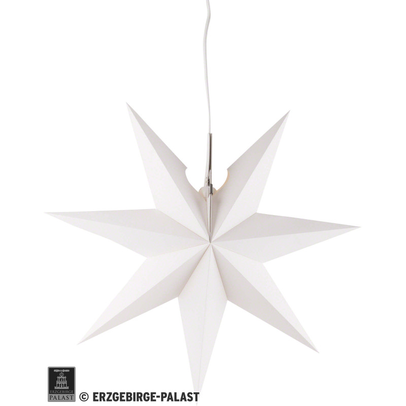 Window Star - Red - White - 41 cm / 16.1 inch