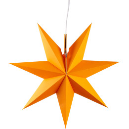 Erzgebirgischer Fensterstern orange - 41 cm