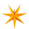 Erzgebirgischer Fensterstern orange - 53 cm