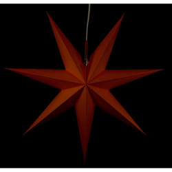 Erzgebirgischer Fensterstern orange - 53 cm