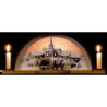 Candle Arch with Santa - 33x14 cm / 13x5.5 inch
