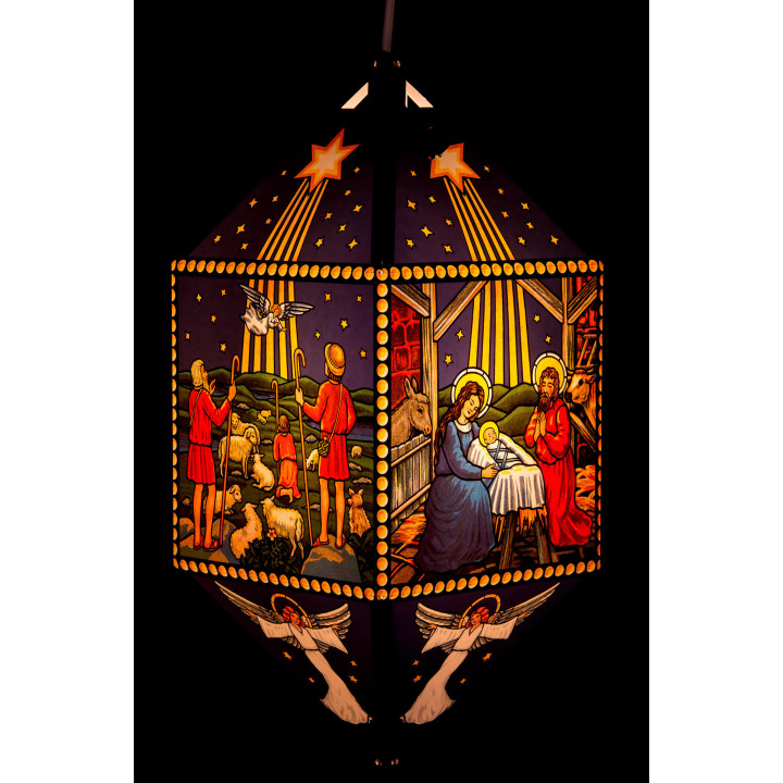 Lantern - Nativity Scene - 40 cm / 15.7 inch