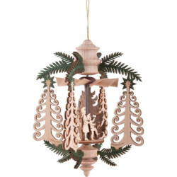 Christbaumschmuck Rollbaum Heiliger Abend - 13 cm