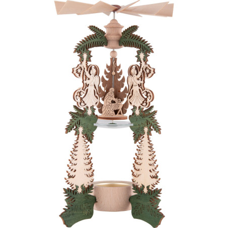 1-stöckige Pyramide Engel Christi Geburt - 26,5 cm