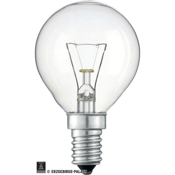 Drop Lamp Clear - E14 Socket - 230V/40W