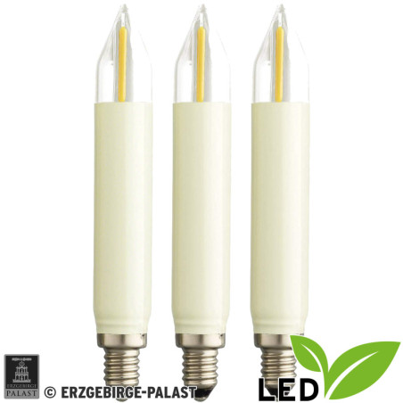 LED-Kleinschaftkerze Filament - Sockel E10 - 34V