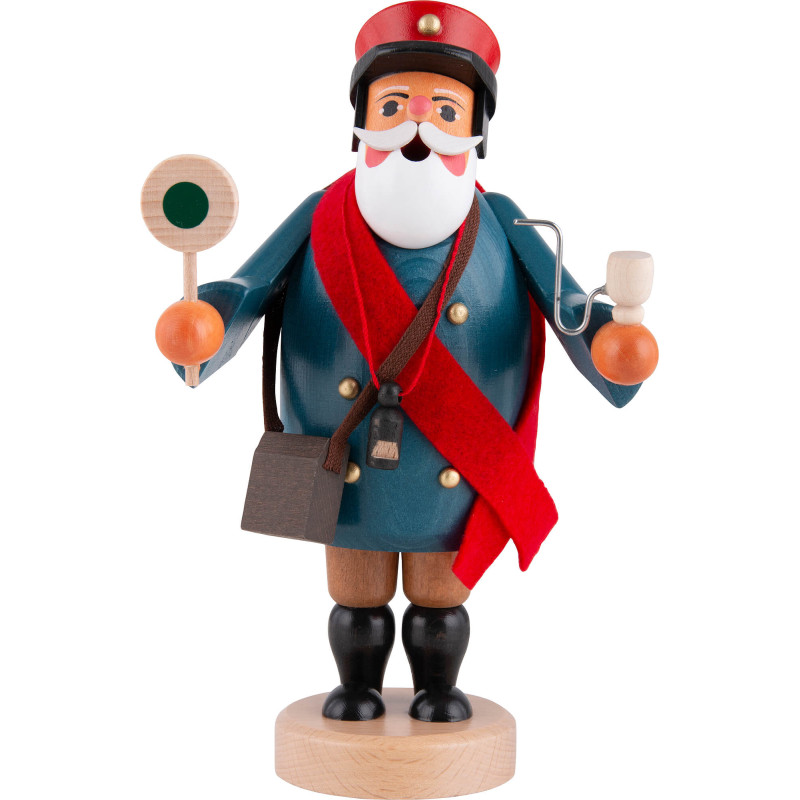 Räuchermännchen Bahnhofsvorsteher - 21 cm