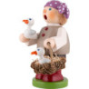 Räuchermännchen Gänsemädchen - Nabl-Mad Gänse-Mad - 21 cm