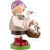 Räuchermännchen Gänsemädchen - Nabl-Mad Gänse-Mad - 21 cm