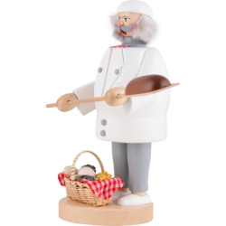 Smoker - Baker white - 22 cm / 8.7 inch