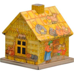Metall-Räucherhaus Hänsel und Gretel - 7 cm