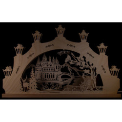 Candle Arch - Castle by the Lake - 52x31,5 cm / 20.5x12.4 inch