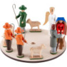 1-Tier Pyramid - Nativity - Demountable - 33 cm / 13 inch