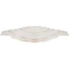 Cloud Landscape - Set of 7 Pieces - White/Gold - 102x38x8 cm / 40.1x15x3.1 inch