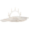 Cloud Landscape - Set of 7 Pieces - White/Gold - 102x38x8 cm / 40.1x15x3.1 inch