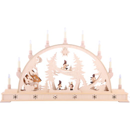 Schwibbogen Winterkinder - 78x45 cm