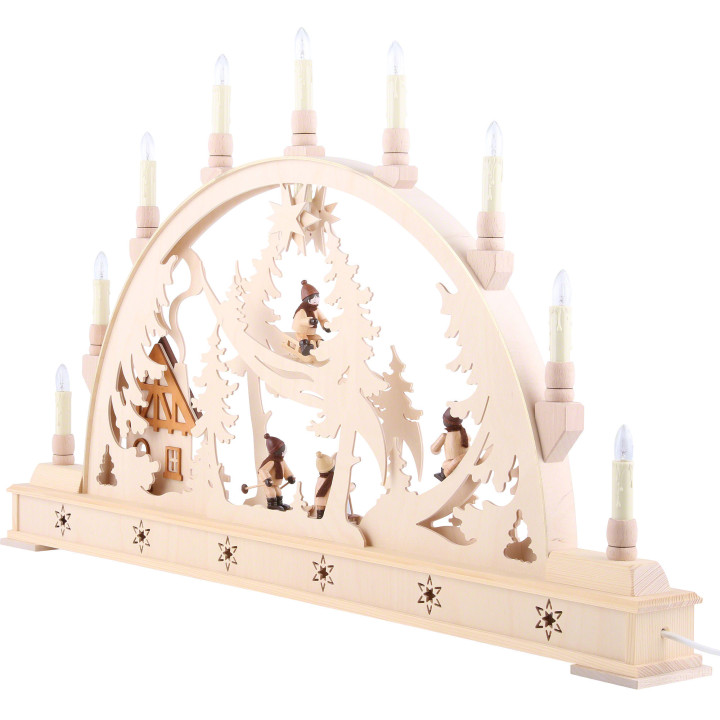 Schwibbogen Winterkinder - 78x45 cm