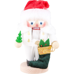 Nussknacker White Santa - 25 cm