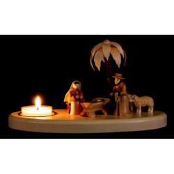Candle Holder - Nativity - 11 cm / 4 inch
