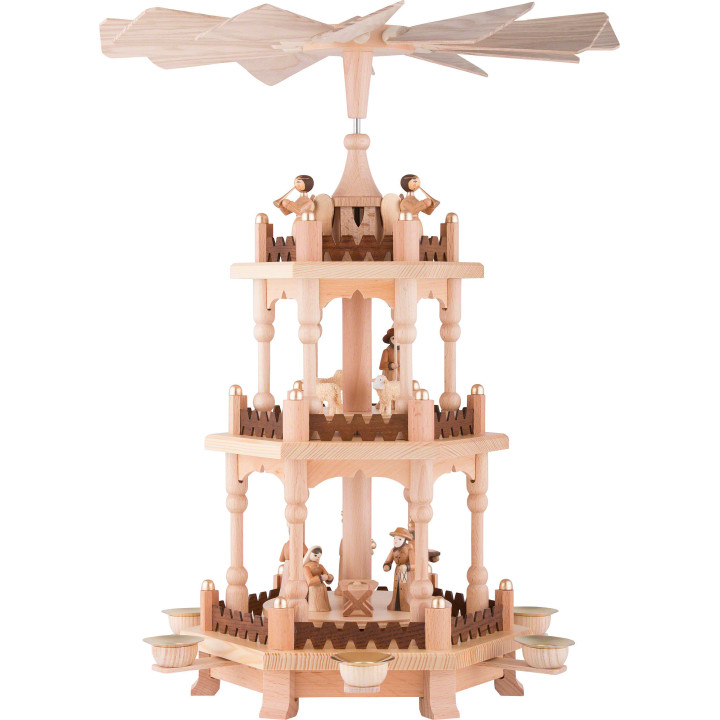3-Tier Pyramid - Christmas Time - 45 cm / 18 inch
