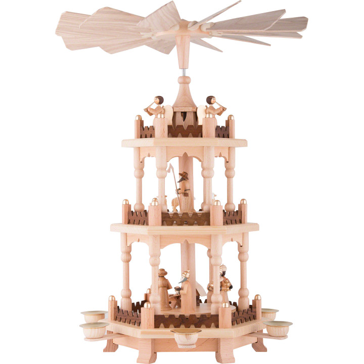 3-Tier Pyramid - Christmas Time - 45 cm / 18 inch