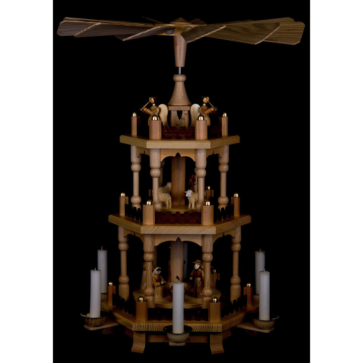 3-Tier Pyramid - Christmas Time - 45 cm / 18 inch
