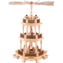 3-stöckige Pyramide Zur Weihnacht - 45 cm