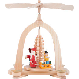 1-Tier Pyramid - Santa - 23 cm / 9 inch